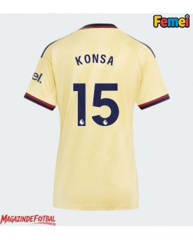 Arsenal Ezri Konsa #15 Tricou Fotbal Replică 2026-27 Femei Treilea Arsenal Ezri Konsa #15 Tricou Fotbal Replică 2026-27 Femei Treilea